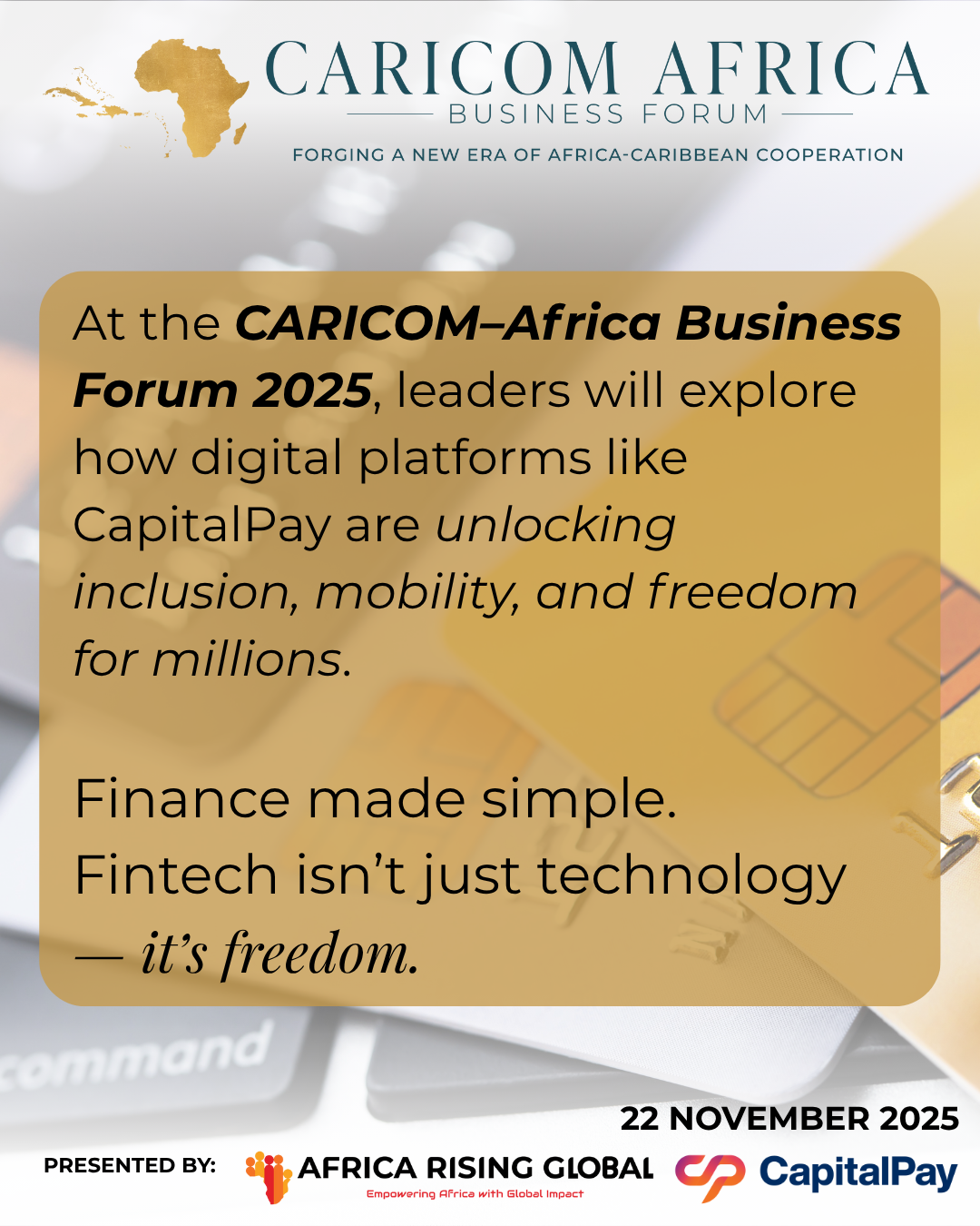 Caricom Africa Business Forum Jacques Baril Africa Rising Co