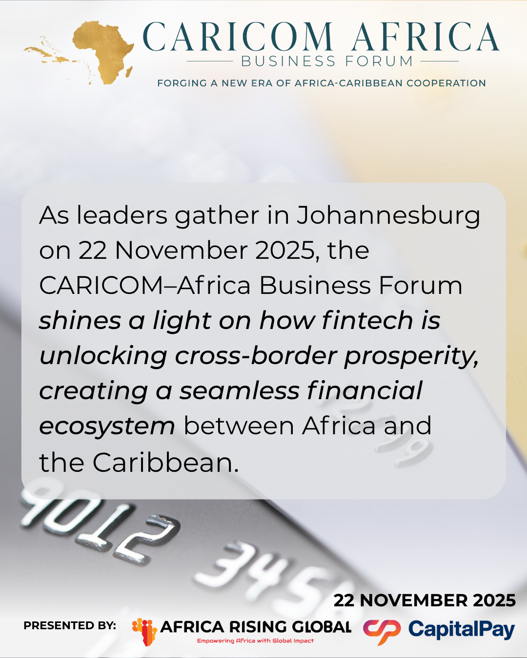 Caricom Africa Business Forum Jacques Baril Africa Rising Co